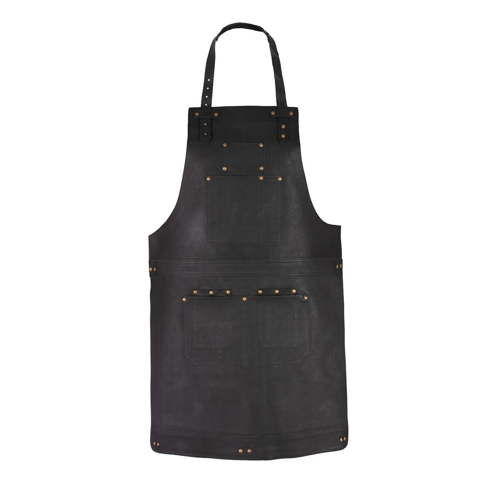Full Grain Leather Apron: Butcher, Chef, Barber, Woodwork, Blacksmith