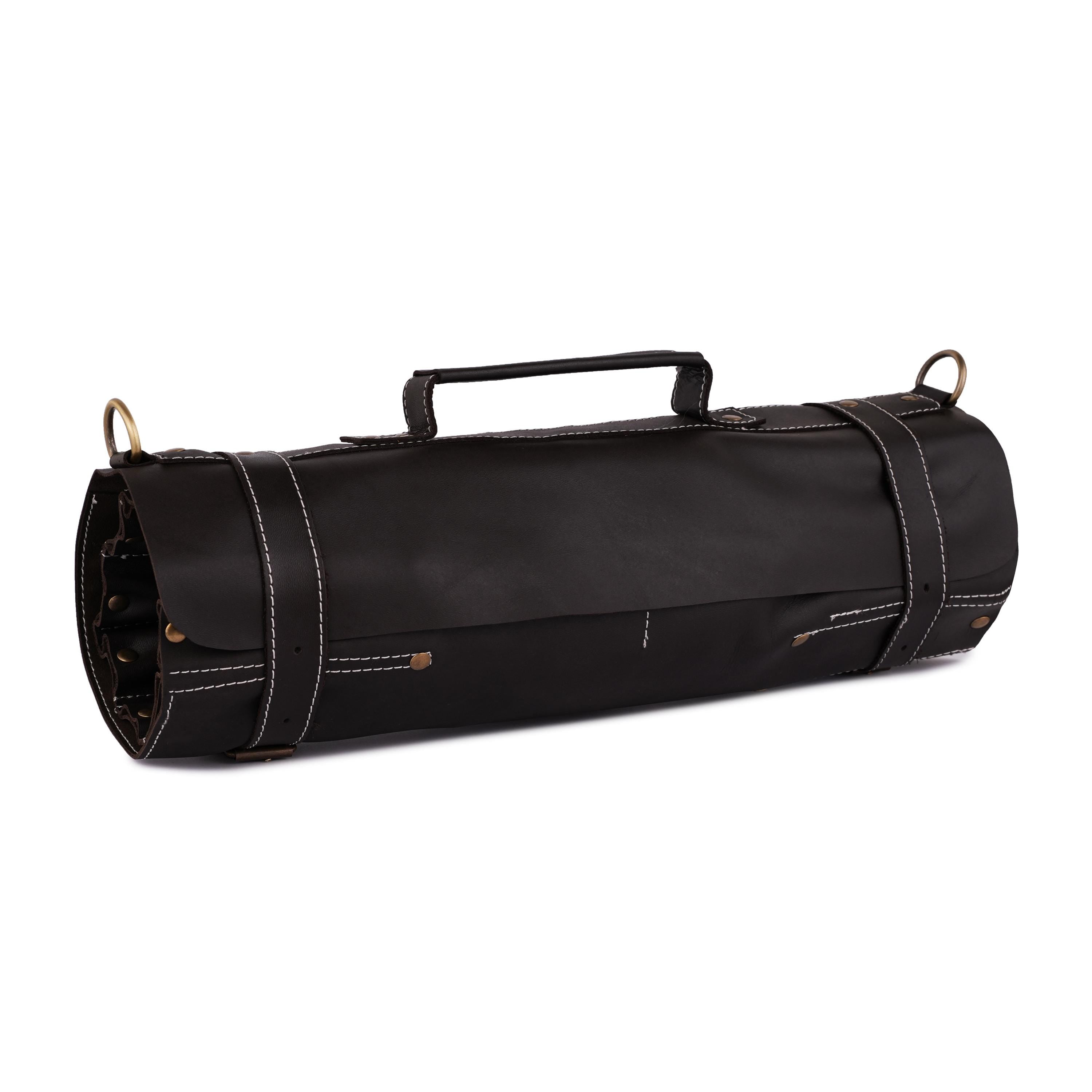 Chef Knife Roll, Knife Case, Full Grain Leather Knife Roll, Knives Roll Holder, Leather Knife Roll Bag, Chef Gift