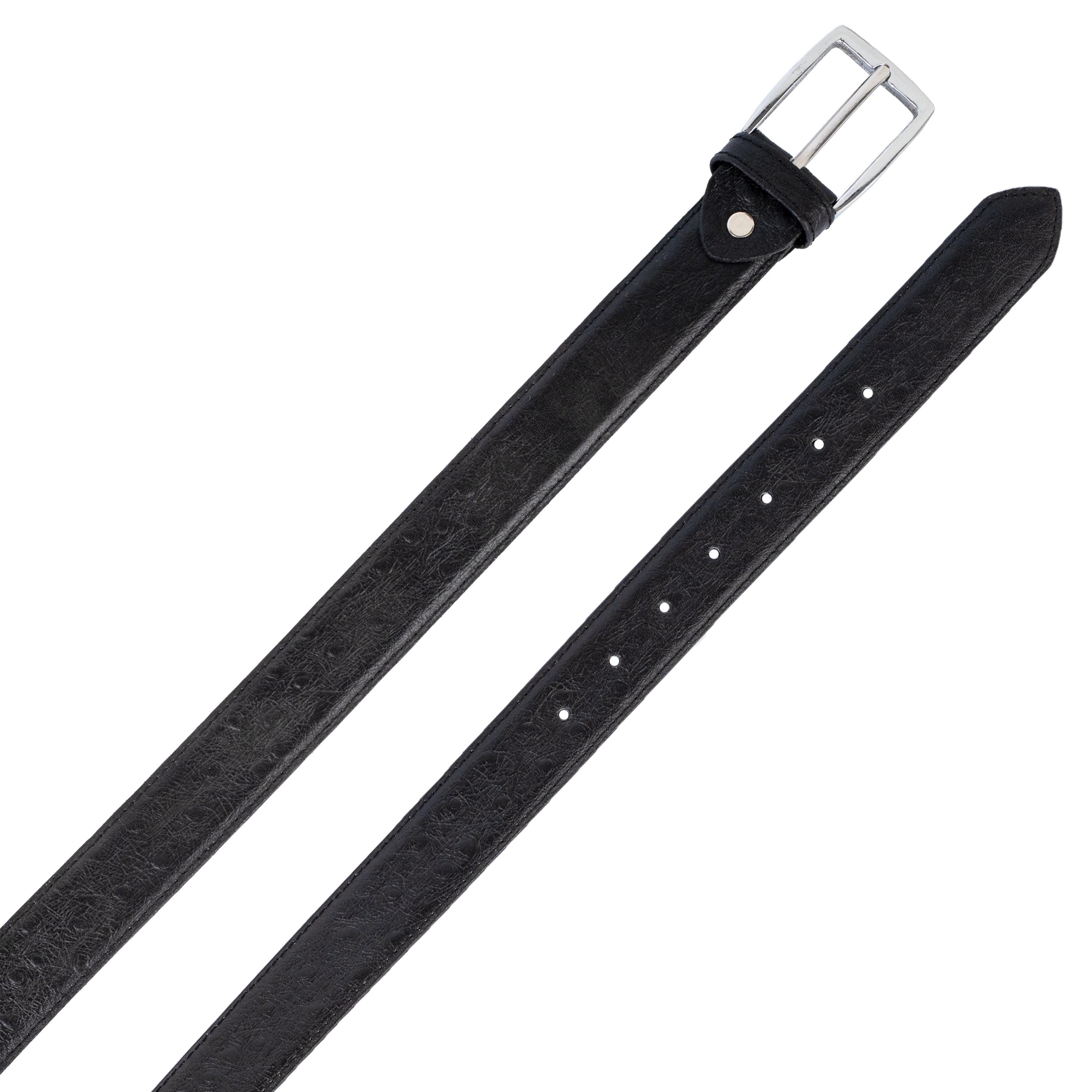 Mens Real Leather Single Stitch Black belt 35mm Trouser belt jeans belt Gift Box Pouch Genuine Cowhide Tanner London