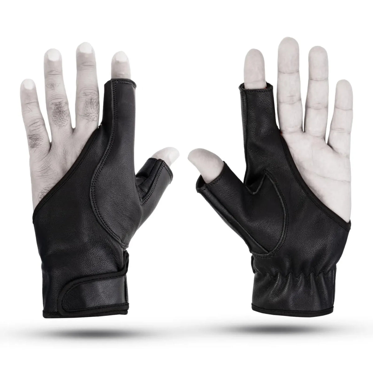 Genuine Leather Archery Gloves, Finger Guard Shooting Glove, Bow Hunting Protection